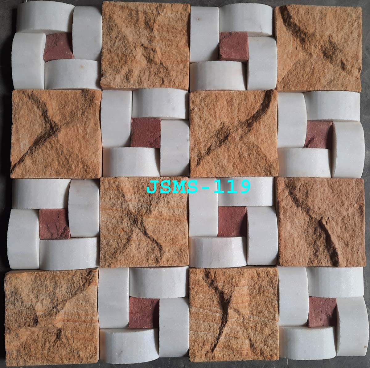 Designer Stone Mosaic Wall Cladding Tiles
